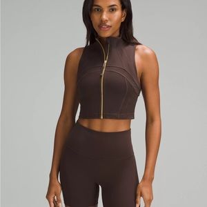 Lululemon Define Cropped Full-Zip Tank Top